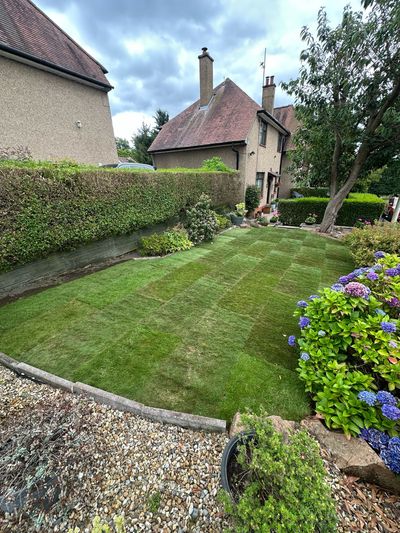 After: Garden turfing, Dundee