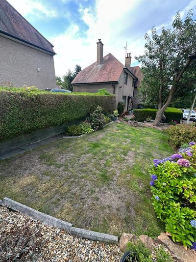 Before: Rear garden turfing, Dundee